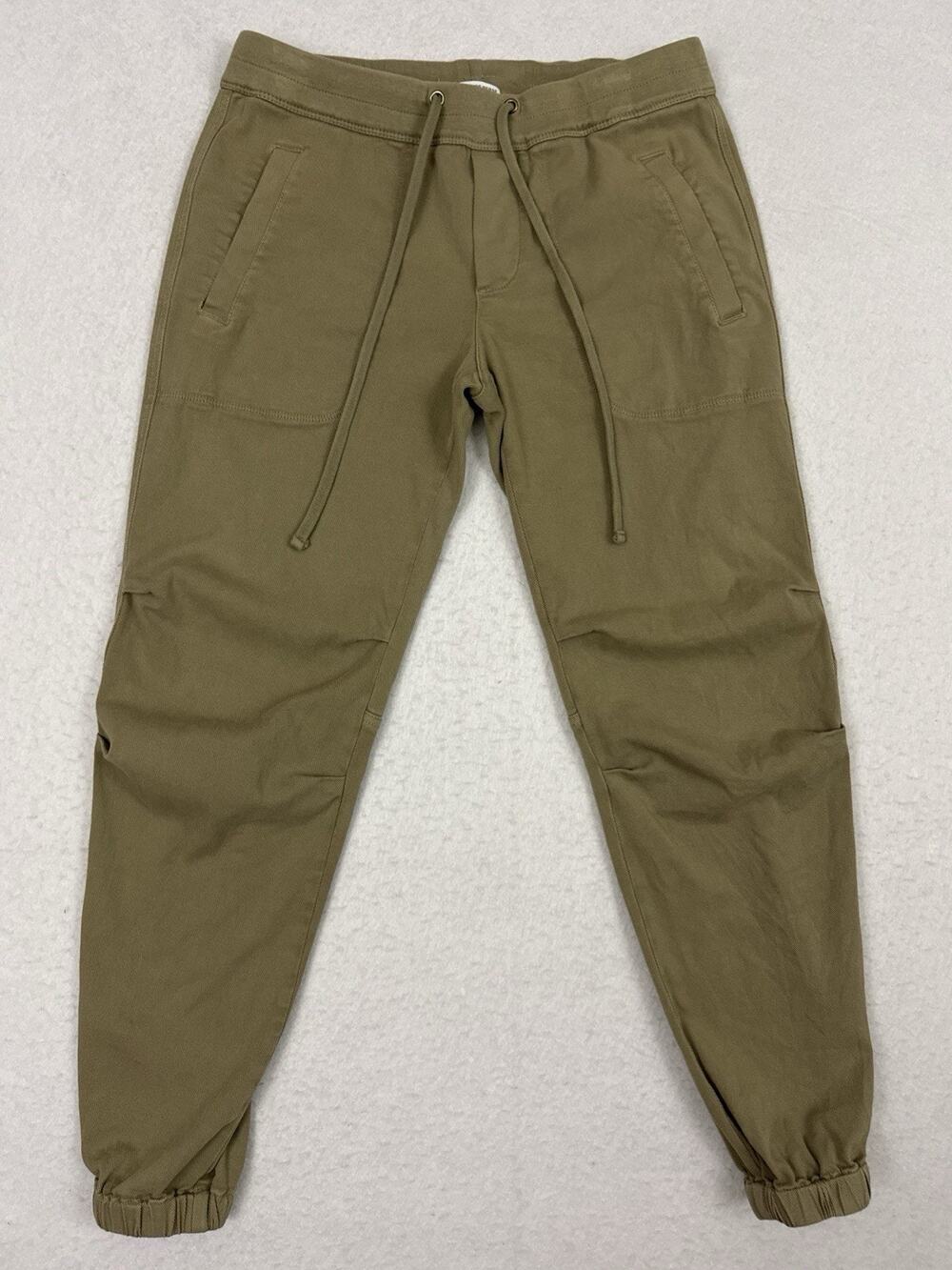 James Perse Jogger Pants Womens Size 1 US Small Olive Cotton Modal Stretch